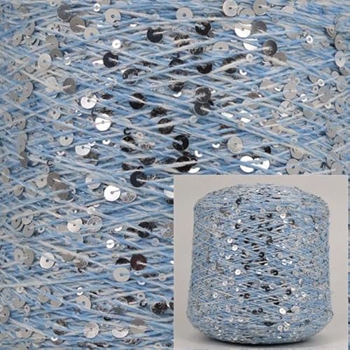 500 g/Knäuel Sommer-Eisseide, merzerisiertes Garn, spezielles Paillettengarn, DIY handgewebte Stoffpuppen-Strickwolldecke 500 g/Knäuel Sommer-Eisseide, merzerisiertes Garn, spezielles Paillettengarn, DIY handgewebte Stoffpuppen-Strickwolldecke von WEIDU