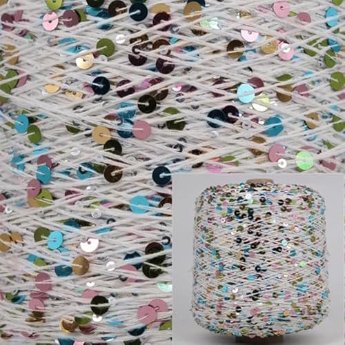 500 g/Knäuel Sommer-Eisseide, merzerisiertes Garn, spezielles Paillettengarn, DIY handgewebte Stoffpuppen-Strickwolldecke 500 g/Knäuel Sommer-Eisseide, merzerisiertes Garn, spezielles Paillettengarn, DIY handgewebte Stoffpuppen-Strickwolldecke von WEIDU