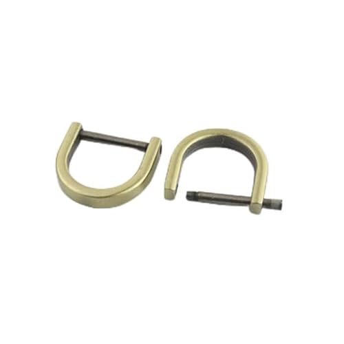 WEIDU 2 Stück Metall Abnehmbarer D-Ring mit offener Schraube Dee-Schnalle Schäkelverschluss für Lederhandwerk, Taschenriemen, Gürtelschnalle, Griff, Schultergurt WEIDU 2 Stück Metall Abnehmbarer D-Ring mit offener Schraube Dee-Schnalle Schäkelverschluss für Lederhandwerk, Taschenriemen, Gürtelschnalle, Griff, Schultergurt von WEIDU