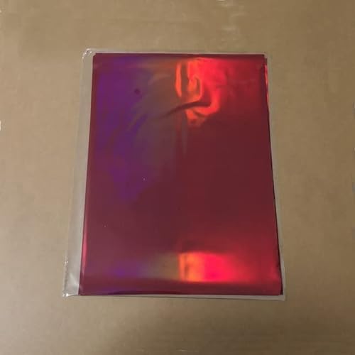 WEIDU Gold Silber Rot Heißprägefolie Papierlaminator Laminieren Transfer auf Laserdrucker Bastelpapier 50 Stück 20 x 29 cm A4 von WEIDU