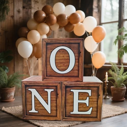 WEIKA Eine Box für den 1. Geburtstag Holzmaserung, eine Ballonboxen, Baby-Mädchen-Dekoration zum ersten Geburtstag, Party-Dekorationen für Jungen, Jubiläumsdekorationen, Fotoshooting-Requisiten WEIKA Eine Box für den 1. Geburtstag Holzmaserung, eine Ballonboxen, Baby-Mädchen-Dekoration zum ersten Geburtstag, Party-Dekorationen für Jungen, Jubiläumsdekorationen, Fotoshooting-Requisiten von WEIKA