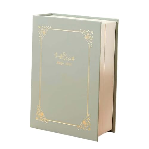 WEIKIMFF SBKSN01 Schmuck-Organizer-Bücher-Box mit magischem Design, Buch, Schmuck-Aufbewahrungsbox für Ringe, Halsketten, Ohrringe, stilvolle Buch-Schmuckschatulle für Damen und Mädchen, Grün WEIKIMFF SBKSN01 Schmuck-Organizer-Bücher-Box mit magischem Design, Buch, Schmuck-Aufbewahrungsbox für Ringe, Halsketten, Ohrringe, stilvolle Buch-Schmuckschatulle für Damen und Mädchen, Grün von WEIKIMFF