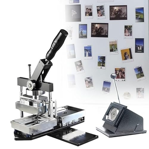 WEIMILOR Kühlschrankmagnet-Button-Abzeichenherstellung + Papierschneider + 100-teiliges Komponentenset zum Selbermachen von Abzeichen – Maschine zur Herstellung von Abzeichen für rechteckige,95x65mm WEIMILOR Kühlschrankmagnet-Button-Abzeichenherstellung + Papierschneider + 100-teiliges Komponentenset zum Selbermachen von Abzeichen – Maschine zur Herstellung von Abzeichen für rechteckige,95x65mm von WEIMILOR