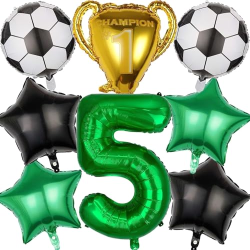 Fussball Luftballon Geburtstag 5 Jahre, Luftballon 5 Jahre Fußball Ballon Trophäe Luftballon Stern, Geburtstagsdeko Fußball 5 Jahre, Folienballons Fußball für Kinder Junge Geburtstag Party Dekoration Fussball Luftballon Geburtstag 5 Jahre, Luftballon 5 Jahre Fußball Ballon Trophäe Luftballon Stern, Geburtstagsdeko Fußball 5 Jahre, Folienballons Fußball für Kinder Junge Geburtstag Party Dekoration von WEINIBAO