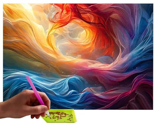 WEISHIWE Diamond Painting Erwachsene Klein Größe 40x50cm, Diamond Painting Farbe Abstract Diamant Painting Bilder Kinder DIY Diamond Painting Gem Art Painting Kit für Home Wall Decor Geschenke C-544 WEISHIWE Diamond Painting Erwachsene Klein Größe 40x50cm, Diamond Painting Farbe Abstract Diamant Painting Bilder Kinder DIY Diamond Painting Gem Art Painting Kit für Home Wall Decor Geschenke C-544 von WEISHIWE