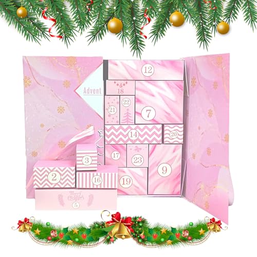 weiting Weihnachts-Countdown-Box, 24 Tage Süßigkeiten Countdown, Aufbewahrungsbox Für Kindergeburtstage Geschenkideen Und Bastelbedarf weiting Weihnachts-Countdown-Box, 24 Tage Süßigkeiten Countdown, Aufbewahrungsbox Für Kindergeburtstage Geschenkideen Und Bastelbedarf von WEITING
