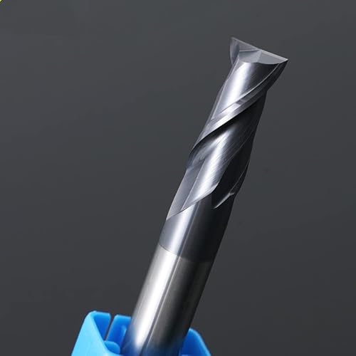 CNC-Fräswerkzeuge, 2/4 Flöte Wolframstahl-Schaftfräser Fräser Mehrere Größen HRC50(10x10dx75l) von WEITINGKKK