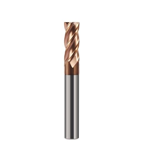 CNC-Fräswerkzeuge, Wolframkarbid-Schaftfräser mit 4 Schneiden, HRC55, Nanobeschichtung, CNC-Bearbeitung, mehrere Größen, 5 Stück(12x45cx12dx100l,1CPS) von WEITINGKKK
