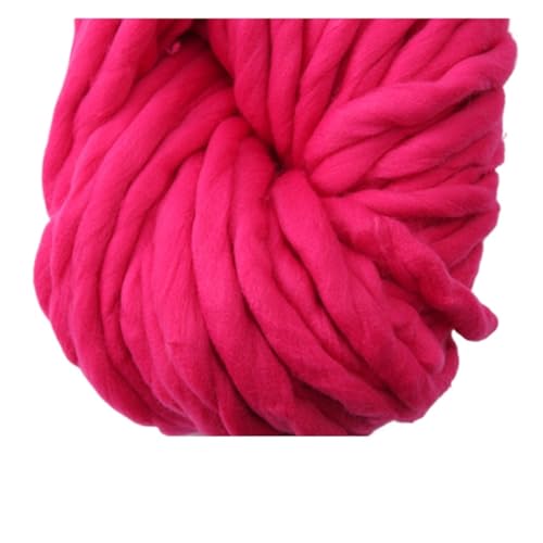 Die Wolle, 250g 36m Acrylgarn for Spinnen von Handstrick-Roving-Filz Multicolor(08 rose) von WEITINGKKK