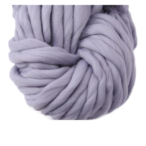 Die Wolle, 250g 36m Acrylgarn for Spinnen von Handstrick-Roving-Filz Multicolor(11 Smoke Grey) von WEITINGKKK