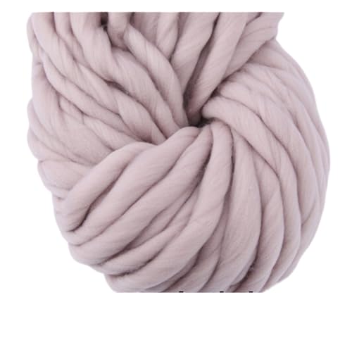 Die Wolle, 250g 36m Acrylgarn for Spinnen von Handstrick-Roving-Filz Multicolor(12 khaki white) von WEITINGKKK