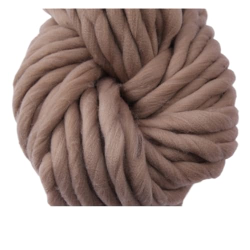 Die Wolle, 250g 36m Acrylgarn for Spinnen von Handstrick-Roving-Filz Multicolor(16 middle camel) von WEITINGKKK