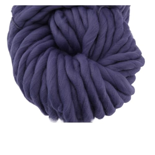 Die Wolle, 250g 36m Acrylgarn for Spinnen von Handstrick-Roving-Filz Multicolor(21 Dark Grey) von WEITINGKKK