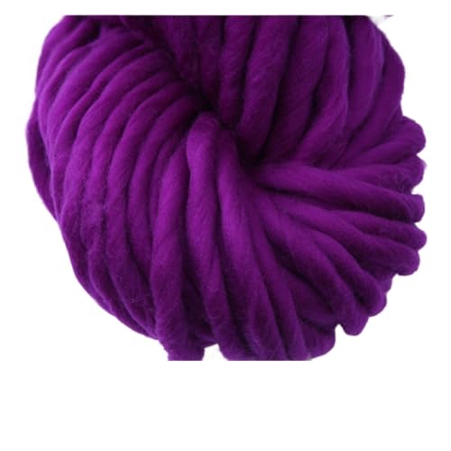 Die Wolle, 250g 36m Acrylgarn for Spinnen von Handstrick-Roving-Filz Multicolor(Purple) von WEITINGKKK