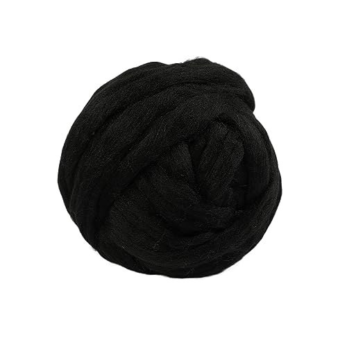 Die Wolle, 250g Ball Wolle Acryl Filz Roving Garn for Spinning Hand Stricken DIY Decke Multicolor(01) von WEITINGKKK