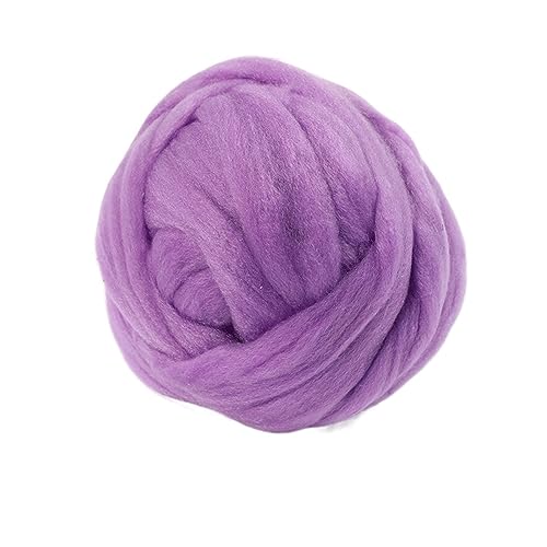 Die Wolle, 250g Ball Wolle Acryl Filz Roving Garn for Spinning Hand Stricken DIY Decke Multicolor(05) von WEITINGKKK