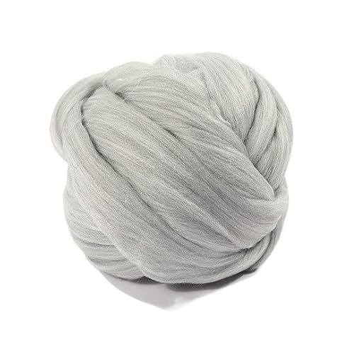 Die Wolle, 250g Ball Wolle Acryl Filz Roving Garn for Spinning Hand Stricken DIY Decke Multicolor(09) von WEITINGKKK