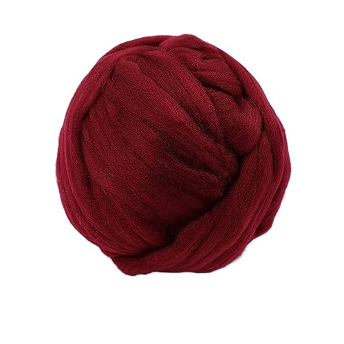 Die Wolle, 250g Filzwolle Acrylmischung Roving Garn for Spinnen Handstricken DIY Decke Multicolor(06) von WEITINGKKK