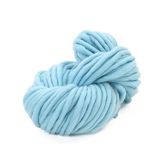 Die Wolle, Grobes Acrylgarn for Handstricken, Spinnen, DIY-Decken, mehrfarbig, 2er-Pack, 500 g(Blue) von WEITINGKKK