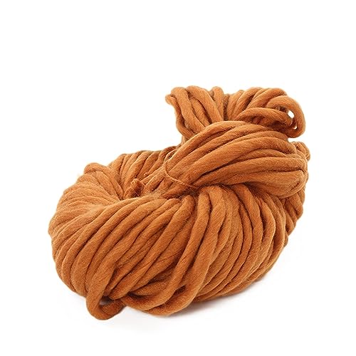 Die Wolle, Grobes Acrylgarn for Handstricken, Spinnen, DIY-Decken, mehrfarbig, 2er-Pack, 500 g(Dark khaki) von WEITINGKKK