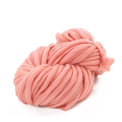 Die Wolle, Grobes Acrylgarn for Handstricken, Spinnen, DIY-Decken, mehrfarbig, 2er-Pack, 500 g(Onecolor) von WEITINGKKK