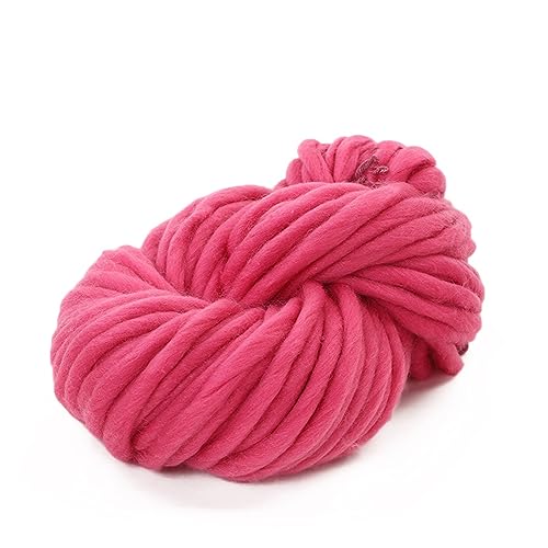 Die Wolle, Grobes Acrylgarn for Handstricken, Spinnen, DIY-Decken, mehrfarbig, 2er-Pack, 500 g(Pink3) von WEITINGKKK