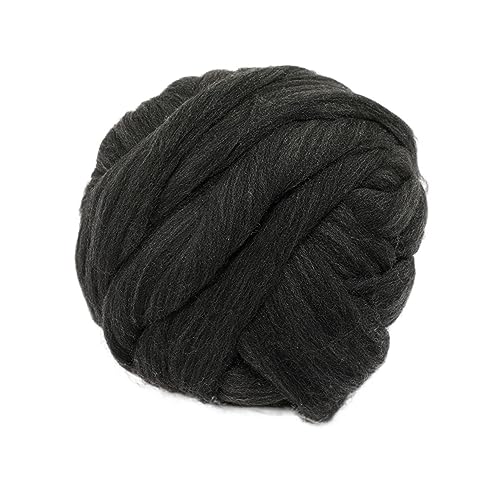 Die Wolle, Natürliche Wolle, grobes Garn, Filz, Roving, Handstrickgarn, 250 g, mehrfarbig(08) von WEITINGKKK