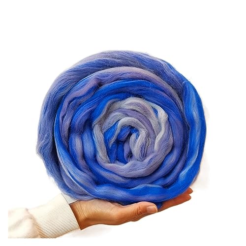 Filzwolle, 50 g, mehrfarbig, gemischte Rovingwolle für Nadelfilzen und Handarbeiten, DIY-Puppen Filzwolle, 50 g, mehrfarbig, gemischte Rovingwolle für Nadelfilzen und Handarbeiten, DIY-Puppen von WEITINGKKK
