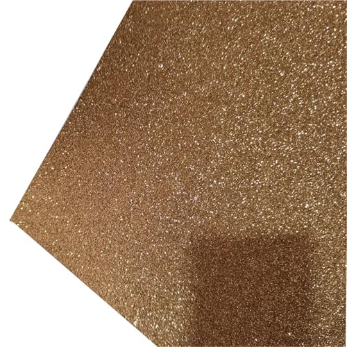 Lagerung von Flash-Karten, 15 Stück A4 200gsm selbstklebendes Glitzerkartonpapier mehrfarbig(Copper) von WEITINGKKK