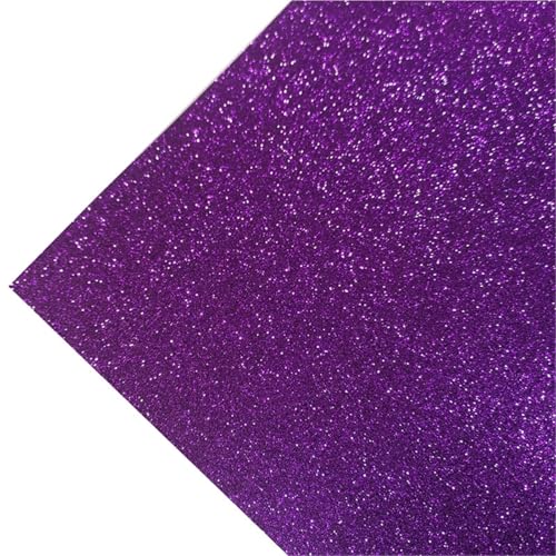 Lagerung von Flash-Karten, 15 Stück A4 200gsm selbstklebendes Glitzerkartonpapier mehrfarbig(Purple) von WEITINGKKK