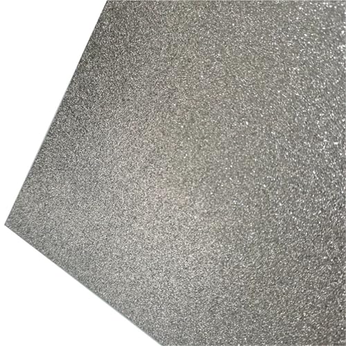 Lagerung von Flash-Karten, 15 Stück A4 200gsm selbstklebendes Glitzerkartonpapier mehrfarbig(Silver) von WEITINGKKK