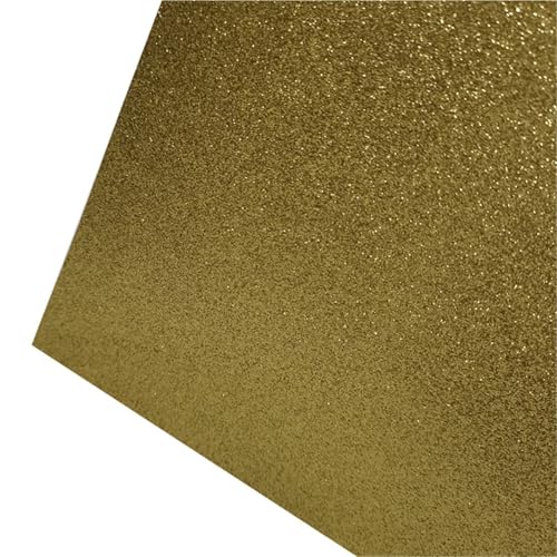 Lagerung von Flash-Karten, 15 Stück A4 200gsm selbstklebendes Glitzerkartonpapier mehrfarbig(Yellow) von WEITINGKKK