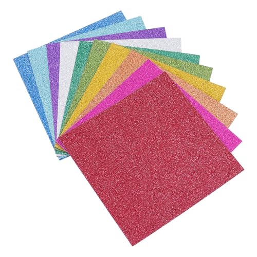 Lagerung von Flash-Karten, Packung mit 100 Perlmuttpapierbögen, mehrfarbig, 7 x 7 cm von WEITINGKKK