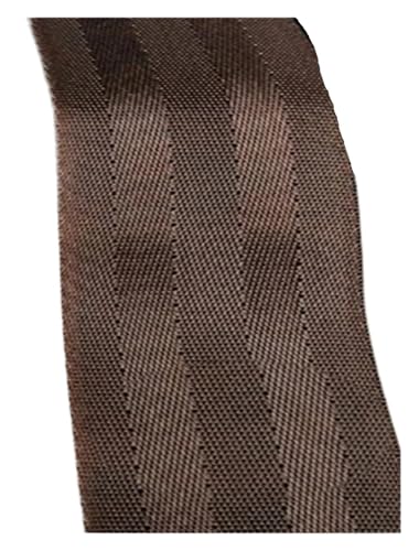 WEITINGKKK Jacquard-Band-Besatz, Jacquard Band Gurtband 20/38/50mm Nylon Polyester Schwarz/Braun for Schuhe Kleidersäcke Decor(Brown 38mm) von WEITINGKKK