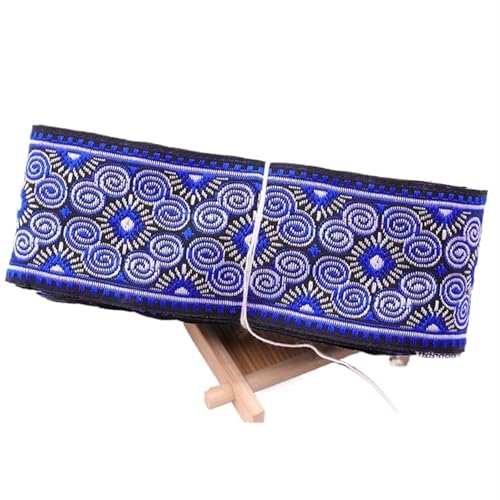 WEITINGKKK Jacquard-Band-Besatz, Jacquard Gurtband Band Stickerei Spitze Trim 5cm x 3 Yards Multicolor for Kleid Home Textile Decor WEITINGKKK Jacquard-Band-Besatz, Jacquard Gurtband Band Stickerei Spitze Trim 5cm x 3 Yards Multicolor for Kleid Home Textile Decor von WEITINGKKK