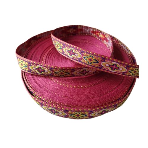 WEITINGKKK Jacquard-Band-Besatz, Jacquard gewebtes Gurtband, 9,1 m, 1,8 cm, Polyesterbesatz, DIY-Kleidersack-Zubehör, Rosa WEITINGKKK Jacquard-Band-Besatz, Jacquard gewebtes Gurtband, 9,1 m, 1,8 cm, Polyesterbesatz, DIY-Kleidersack-Zubehör, Rosa von WEITINGKKK
