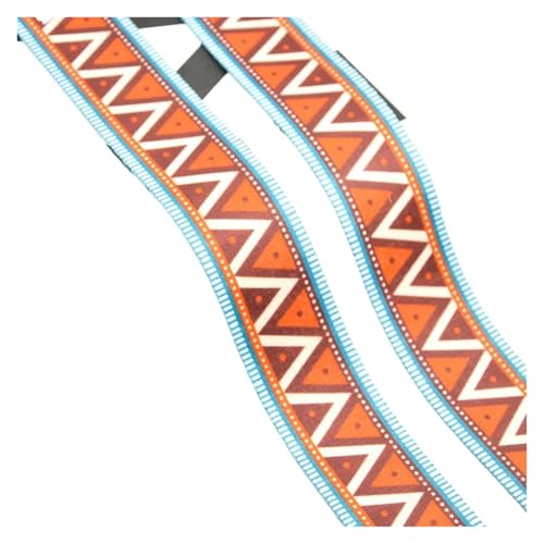 WEITINGKKK Jacquard-Band-Besatz, Jacquardband, 1 Yard, 38 mm, mehrfarbig, bestickter Stoff for DIY-Kleidungstaschenzubehör(10) von WEITINGKKK