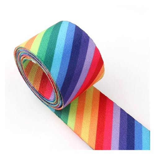 WEITINGKKK Jacquard-Band-Besatz, Jacquardband, 1 Yard, 38 mm, mehrfarbig, bestickter Stoff for DIY-Kleidungstaschenzubehör(3) von WEITINGKKK