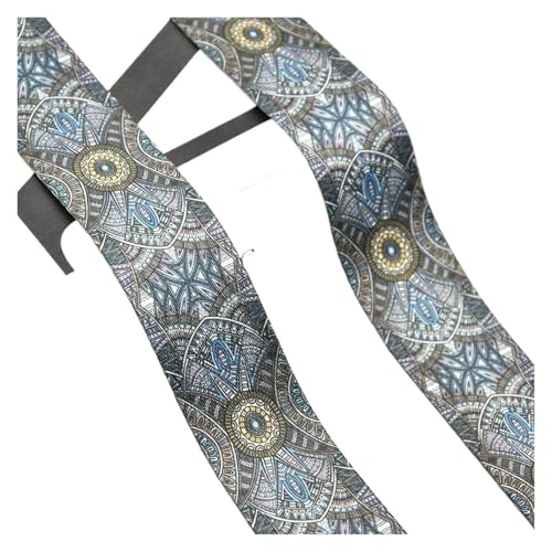 WEITINGKKK Jacquard-Band-Besatz, Jacquardband, 1 Yard, 38 mm, mehrfarbig, bestickter Stoff for DIY-Kleidungstaschenzubehör(7) von WEITINGKKK