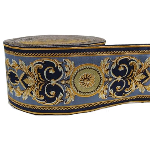 WEITINGKKK Jacquard-Band-Besatz, Jacquardband, 12,5 cm breit, Polyester/Baumwolle, bestickte Spitze, DIY-Kleidersäcke, Vorhang-Nähzubehör WEITINGKKK Jacquard-Band-Besatz, Jacquardband, 12,5 cm breit, Polyester/Baumwolle, bestickte Spitze, DIY-Kleidersäcke, Vorhang-Nähzubehör von WEITINGKKK