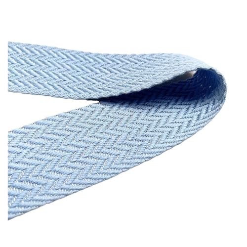 WEITINGKKK Jacquard-Band-Besatz, Jacquardband, Baumwolle, Goldfaden, 40 mm Breite, for Nähen, Basteln, for Taschen, Kleidungsstücke, DIY, bestickt, mehrfarbig, 1 Meter(Silver Blue) von WEITINGKKK