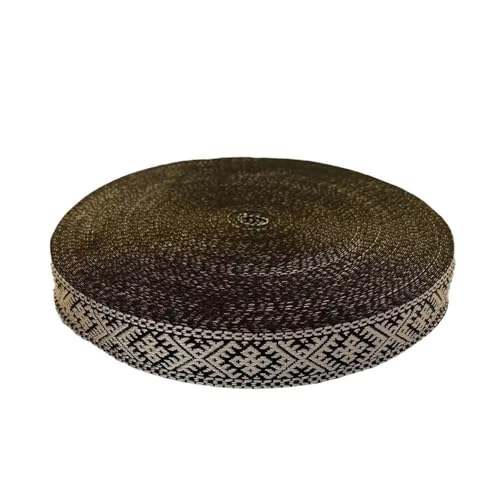 WEITINGKKK Jacquard-Band-Besatz, Jacquardband, Spitze, Polyester, 3,3 cm, mehrfarbig, 8 Yards WEITINGKKK Jacquard-Band-Besatz, Jacquardband, Spitze, Polyester, 3,3 cm, mehrfarbig, 8 Yards von WEITINGKKK