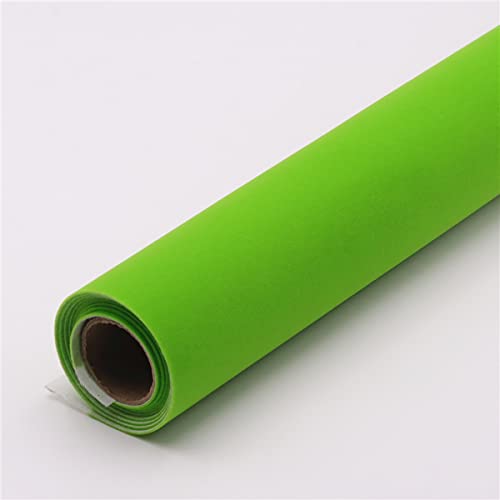 WEITINGKKK Samt Filz Blatt, Selbstklebender Samt-Flockfilzstoff for Schubladen, Schmuckkästchen, Bastelarbeiten, Mehrfarbig, mehrere Größen(17green) von WEITINGKKK