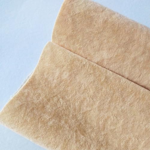 WEITINGKKK Samt Filz Blatt, Selbstklebender Samt-Flockstoff-Liner, Mehrfarbig, 50 x 145 cm(3 Beige) von WEITINGKKK