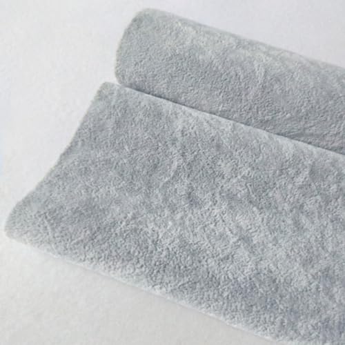 WEITINGKKK Samt Filz Blatt, Selbstklebender Samt-Flockstoff-Liner, Mehrfarbig, 50 x 145 cm(4light Gray) von WEITINGKKK