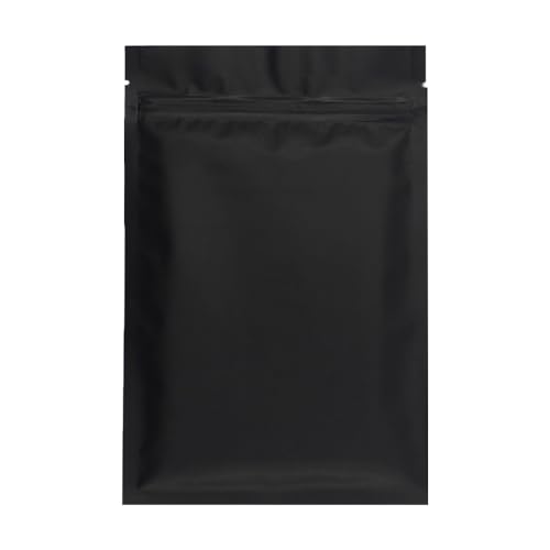 WEITINGKKK Ziplock-Beutel wiederverschließbar, Mylar-Beutel aus Aluminiumfolie, Heißsiegel, Reißverschluss oben, Aufreißkerbe, 100er-Pack, mehrfarbig, mehrere Größen(White,10x15cm) von WEITINGKKK