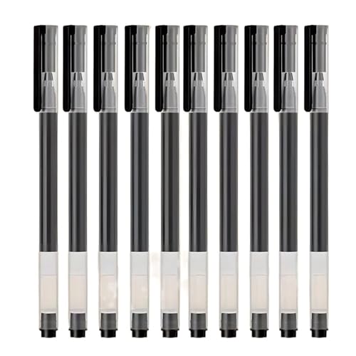 mit einem unruhigen neutralen Stift, 10 Stück Kugelschreiber Rollerball Gel Tintenstifte 0,5 mm Mehrfarbig(A) von WEITINGKKK