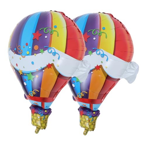 2 Stück Heißluftballon alles gute zum geburtstag luftballons Luftballondekoration Luftballons zum Thema Weltreise Ballondekoration für Hochzeitsfeiern Folienballons Aluminiumfolie 2 Stück Heißluftballon alles gute zum geburtstag luftballons Luftballondekoration Luftballons zum Thema Weltreise Ballondekoration für Hochzeitsfeiern Folienballons Aluminiumfolie von WEKADRIN