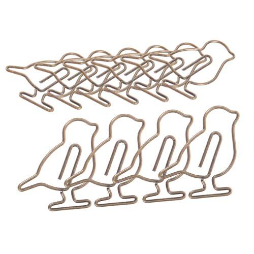 20Stücke Kreative Büroklammern aus Metall Form von Vögeln Niedliche und Langlebige Büroartikel für Einzigartige Aktenorganisation für Zuhause und Büro 20Stücke Kreative Büroklammern aus Metall Form von Vögeln Niedliche und Langlebige Büroartikel für Einzigartige Aktenorganisation für Zuhause und Büro von WEKADRIN