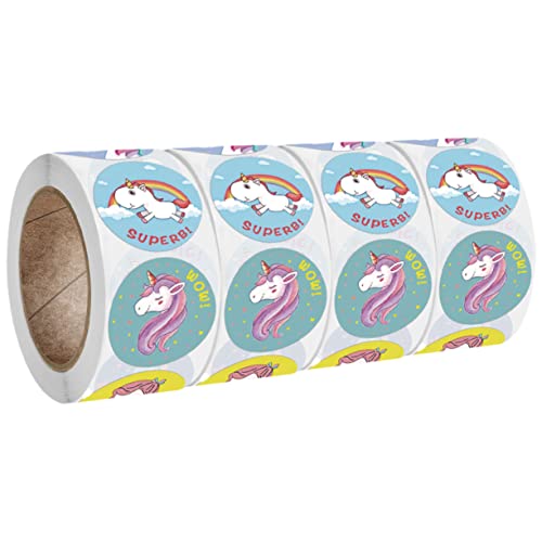 4 Rollen Cartoon Design Belohnungssticker für Schule und Partys Selbstklebende Aufkleber für Motivationssticker für Lehrer Verschiedenen Designs von WEKADRIN